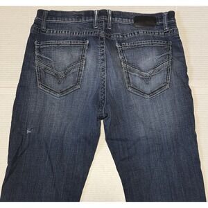 BKE JAKE - BUCKLE - Men's Bootcut Stretch Denim Blue Jeans- Size 36L - 36x34